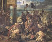 Eugene Delacroix Entry of the Crusaders into Constantinople on 12 April 1204 (mk05) France oil painting reproduction